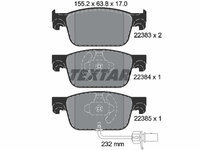 PLACUTE FRANA Fata AUDI A4 B9 (8W2, 8WC) TEXTAR 2238301 2015 2016 2017 2018 2019