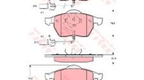 PLACUTE FRANA FATA AUDI, PASSAT