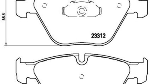 PLACUTE FRANA Fata BMW 1 Coupe (E82) BREMBO P