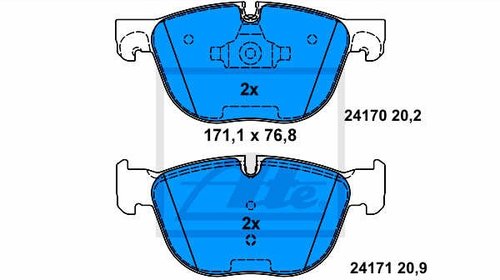 Placute frana fata BMW X5 E(70) 3.0 D