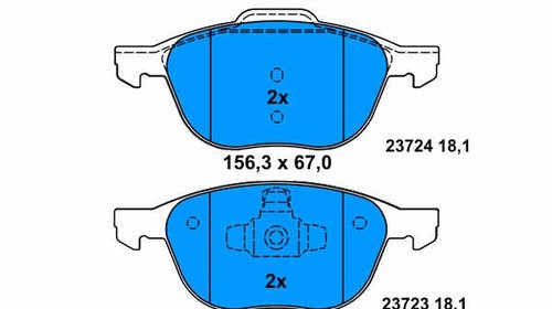 Placute frana fata Ford FOCUS C-MAX - ATE