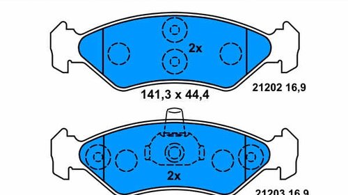 Placute frana fata Ford KA ATE