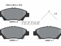 PLACUTE FRANA Fata HONDA CR-Z (ZF) TEXTAR 2497901 2010 2011 2012 2013