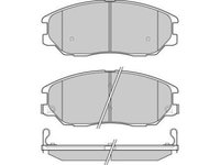 Placute frana fata Hyundai Xg (Xg), 12.1998-12.2005, marca SRLine S70-0267