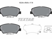 PLACUTE FRANA Fata KIA CERATO KOUP III (YD) TEXTAR 2570801 2013