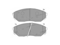 Placute frana fata Kia Sorento 1 (Jc), 08.2002-, marca SRLine S70-0518