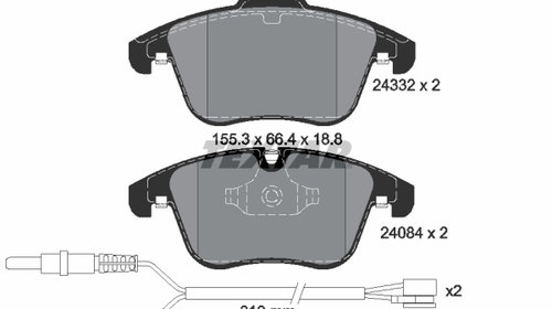 PLACUTE FRANA Fata PEUGEOT 407 Coupe (6C_) TE