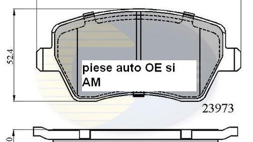 Placute frana fata Renault Clio III