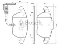 Placute frana fata Seat Cordoba 3 1.9 tdi