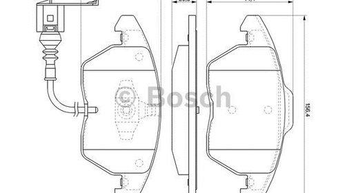 Placute frana fata Seat Cordoba 3 1.9 tdi