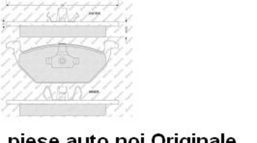 Placute frana fata Skoda , Audi , VW , Seat