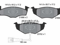 PLACUTE FRANA Fata SKODA FABIA I Combi (6Y5) TEXTAR 2186801 2000 2001 2002 2003 2004 2005 2006 2007