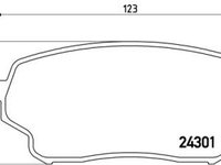 Placute frana fata Suzuki Grand Vitara 1 (Ft), 03.1998-08.2006, marca SRLine S70-0526