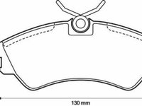 Placute frana fata Volkswagen Transporter 4 Bus (70xb, 70xc, 7db, 7dw), 09.1990-06.2003, marca SRLine S70-0073