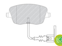 Placute frana FDB1662 FERODO pentru Skoda Fabia Skoda Praktik Skoda Roomster Seat Ibiza Seat Cordoba Vw Derby Vw Polo