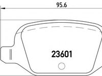 Placute frana FIAT 500 (312) (2007 - 2016) QWP WBP714