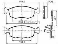 Placute frana FIAT 500 312 BOSCH 0986494463