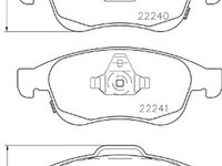 Placute frana FIAT 500X 334 BREMBO P23165