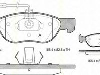 Placute frana FIAT BRAVA 182 TRISCAN 811015005