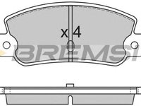 Placute frana FIAT CROMA 154 BREMSI BP2212