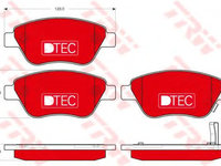 Placute frana FIAT DOBLO microbus (223, 119) (2001 - 2016) TRW GDB1700DTE