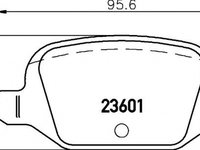 Placute frana FIAT IDEA 350 TEXTAR 2360102