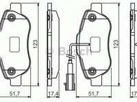 Placute frana FIAT LINEA (323) (2007 - 2016) Bosch 0 986 495 097