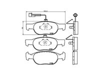 Placute frana Fiat MAREA (185) 1996-2007 #2 058811