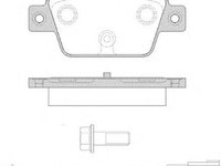 Placute frana FIAT MULTIPLA 186 ROADHOUSE 2861.12