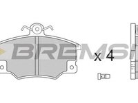 Placute frana FIAT PANDA 141A BREMSI BP2268