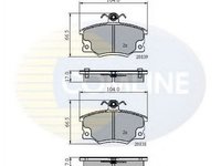 Placute frana FIAT PANDA 141A COMLINE CBP4137