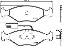 Placute frana FIAT PREMIO TEXTAR 2119501