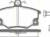 Placute frana FIAT PUNTO Cabriolet 176C TRISCAN 811015508