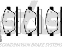 Placute frana FIAT QUBO 225 SBS 1501222365