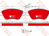 Placute frana FIAT STILO 192 TRW GDB1482DTE PieseDeTop