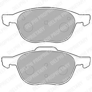 Placute frana FORD C-MAX (DM2) (2007 - 2016) DELPH