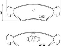 Placute frana FORD FIESTA III GFJ BREMBO P24044