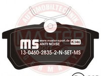 Placute frana FORD FIESTA V (JH_, JD_) (2001 - 2010) MASTER-SPORT 13046028352N-SET-MS