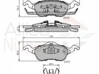 Placute frana FORD FOCUS combi DNW COMLINE ADB0490