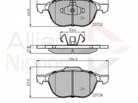 Placute frana FORD FOCUS II Cabriolet COMLINE ADB01323