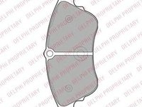 Placute frana FORD FOCUS II DA DELPHI LP2077