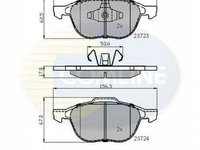 Placute frana FORD FOCUS III Turnier COMLINE CBP01323