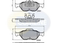 Placute frana FORD FUSION (JU_) (2002 - 2012) COMLINE CBP0891