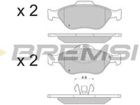 Placute frana FORD FUSION JU BREMSI BP2872