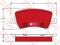 Placute frana FORD GALAXY WA6 TRW GDB1685DTE