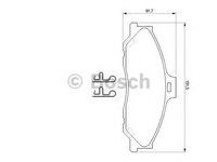 Placute frana FORD RANGER (ES, ET) (2005 - 2012) Bosch 0 986 424 720