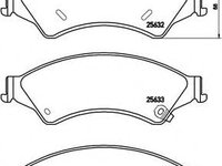 Placute frana FORD RANGER (TKE) (2011 - 2016) BREMBO P 24 153