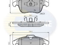 Placute frana FORD S-MAX (WA6) (2006 - 2016) COMLINE CBP01591