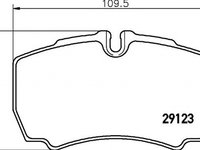 Placute frana FORD TRANSIT bus TEXTAR 2912307