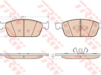 Placute frana FORD TRANSIT CONNECT caroserie (2013 - 2016) TRW GDB2009